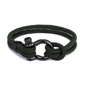 Olive Green Rope Paracord Bracelet