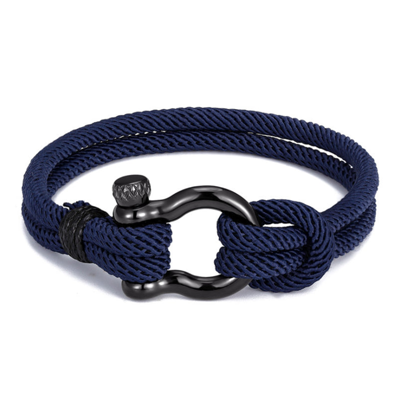 Nautical Blue Rope Paracord Bracelet