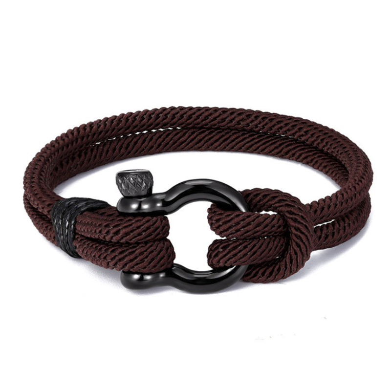 Espresso Brown Rope Paracord Bracelet