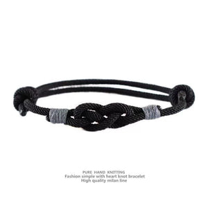 Night Black Infinity Bracelet