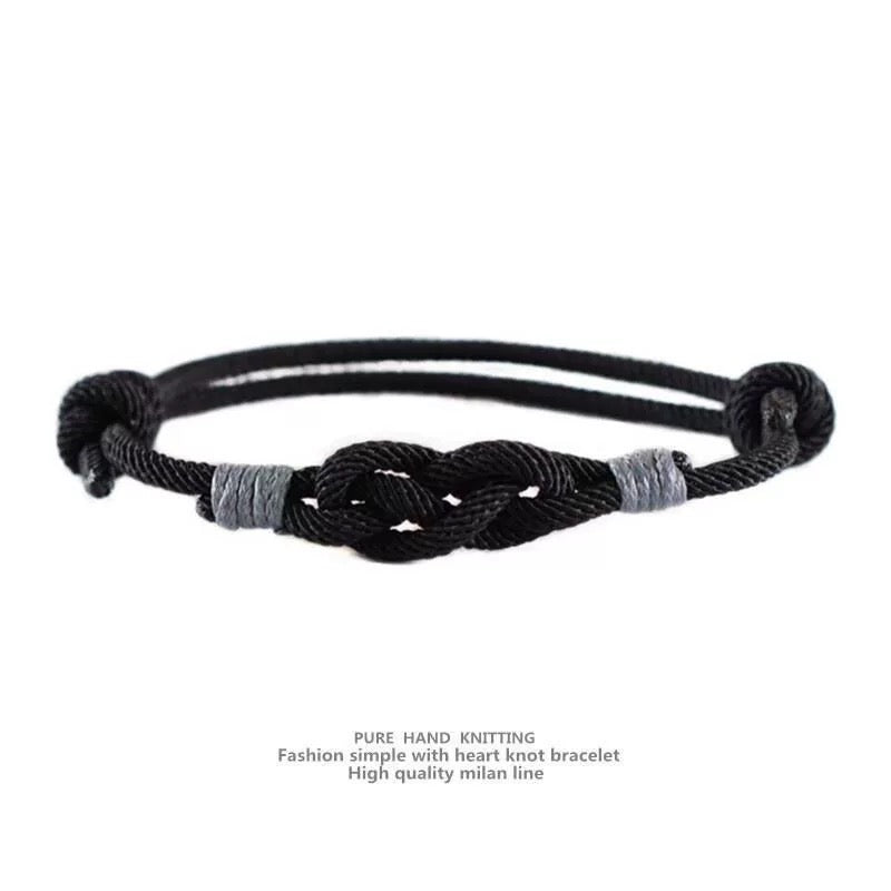 Night Black Infinity Bracelet