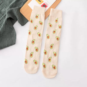 New Funny Avocado Style Socks