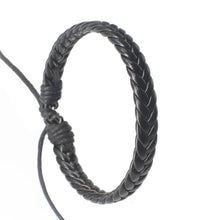 Load image into Gallery viewer, New Style Leather Rope Black Bracelet
