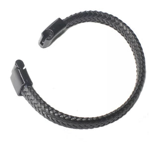 New Style Luxury Leather Rope Black Bracelet