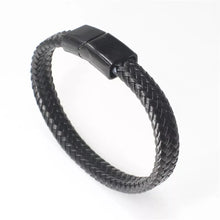 Load image into Gallery viewer, New Style Luxury Leather Rope Black Bracelet
