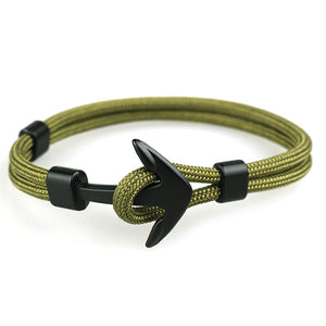 Green Anchor Bracelet