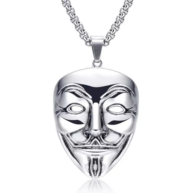 Face Pendant Necklace