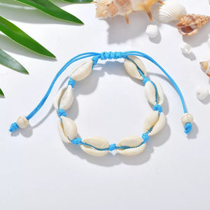 Blue Sea Shell Bracelet