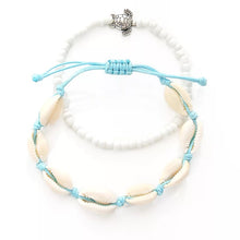 Load image into Gallery viewer, Turtle &amp; Sea Shell Bracelet and Anklets
