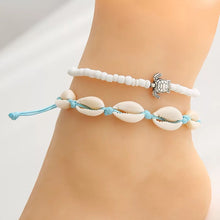 Load image into Gallery viewer, Turtle &amp; Sea Shell Bracelet and Anklets
