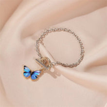 Load image into Gallery viewer, Elegant Sea Blue Butter fly Bracelet
