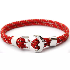 New Style Chili Red Anchor Bracelet