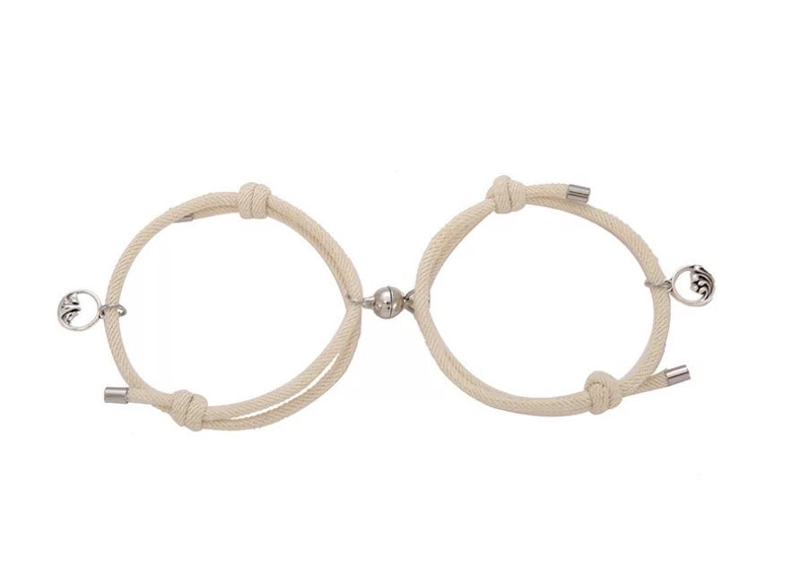 Champaign Beige Couple Magnetic Bracelet